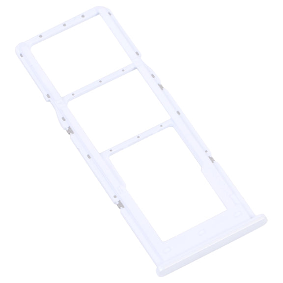 For Samsung Galaxy A04s SM-A047F Original SIM Card Tray + SIM Card Tray + Micro SD Card Tray (White)