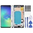 For Samsung Galaxy S10+ SM-G975F 6.38 inch TFT LCD Screen Digitizer Full Assembly with Frame, Not Supporting Fingerprint Identification(Green) - free shipping - PMC TechLife - Order now!