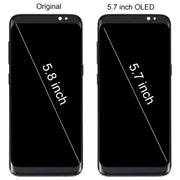5.7 inch OLED LCD Screen For Samsung Galaxy S8 SM-G950 Digitizer Full Assembly with Frame
