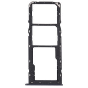 For Samsung Galaxy M42 5G SM-A436B Original SIM Card Tray + SIM Card Tray + Micro SD card tray (Black)