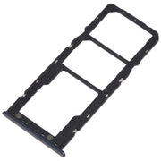 For Samsung Galaxy M42 5G SM-A436B Original SIM Card Tray + SIM Card Tray + Micro SD card tray (Black)