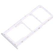 For Samsung Galaxy M42 5G SM-A436B Original SIM Card Tray + SIM Card Tray + Micro SD card tray (Silver)