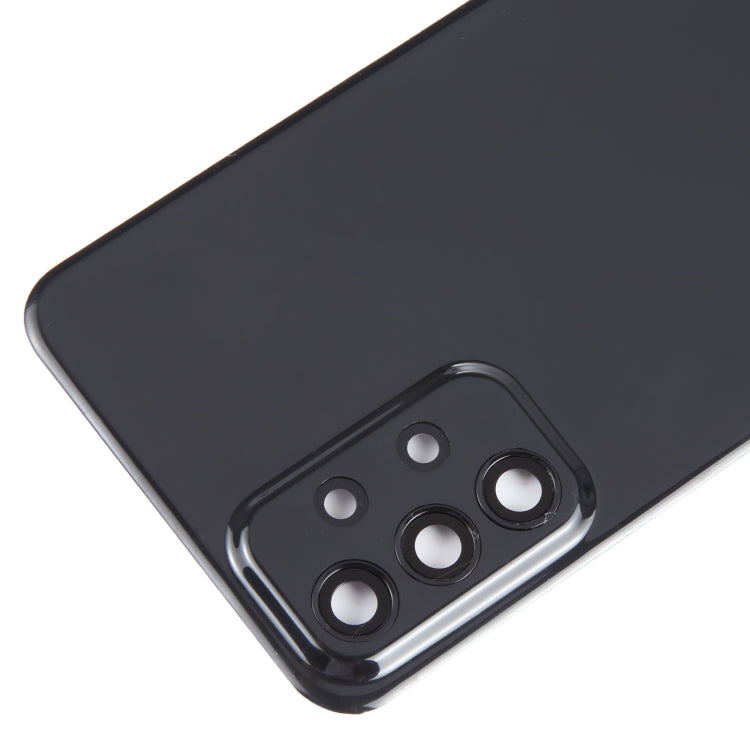 For Samsung Galaxy A23 5G SM-A236A Original Battery Back Cover with Camera Lens Cover(Black)