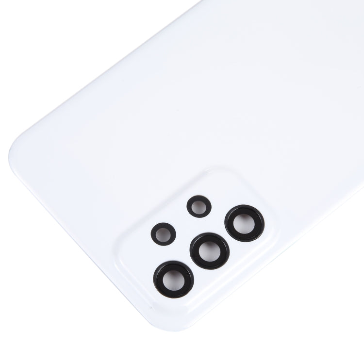 For Samsung Galaxy A23 5G SM-A236A Original Battery Back Cover with Camera Lens Cover(White)