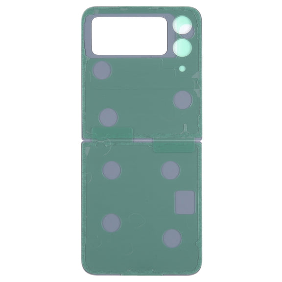 For Samsung Galaxy Z Flip4 SM-F721B Battery Back Cover with Camera Lens Cover(Gold)