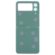 For Samsung Galaxy Z Flip4 SM-F721B Battery Back Cover with Camera Lens Cover(Blue)