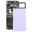 For Samsung Galaxy Z Flip4 SM-F721B Battery Back Cover with Camera Lens Cover(Purple) - free shipping - PMc TechLife - Order now!