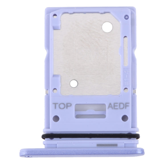 For Samsung Galaxy A54 SM-A546 Original SIM Card Tray + Micro SD Card Tray (Purple)