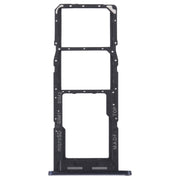 For Samsung Galaxy M14 SM-M146B Original SIM Card Tray + SIM Card Tray + Micro SD Card Tray (Dark Blue)