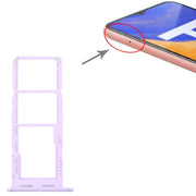 For Samsung Galaxy F14 5G Original SIM Card Tray + SIM Card Tray + Micro SD Card Tray (Purple)