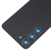 For Samsung Galaxy S23 SM-S911B OEM Glass Battery Back Cover with Camera Lens Cover(Black)
