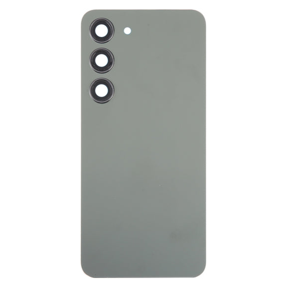 For Samsung Galaxy S23 SM-S911B OEM Glass Battery Back Cover with Camera Lens Cover(Green)
