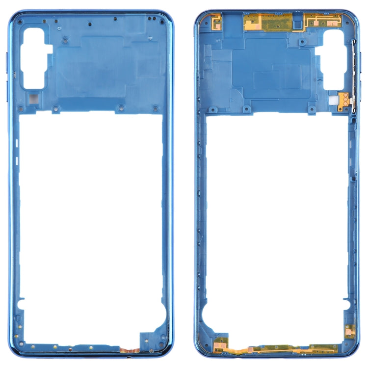 For Samsung Galaxy A7 2018 SM-A750 Middle Frame Bezel Plate (Blue)