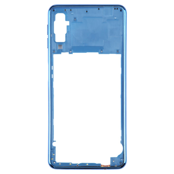 For Samsung Galaxy A7 2018 SM-A750 Middle Frame Bezel Plate (Blue)