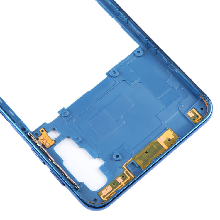 For Samsung Galaxy A7 2018 SM-A750 Middle Frame Bezel Plate (Blue)