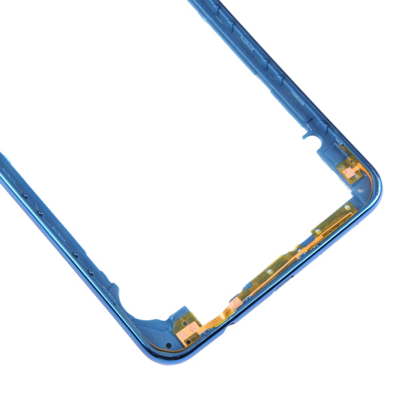 For Samsung Galaxy A7 2018 SM-A750 Middle Frame Bezel Plate (Blue)