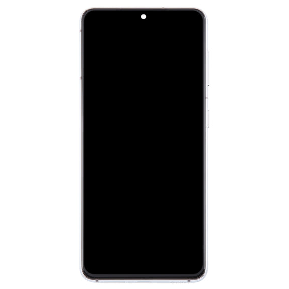 For Samsung Galaxy S21 5G SM-G991 TFT LCD Screen Digitizer Full Assembly with Frame (Silver)