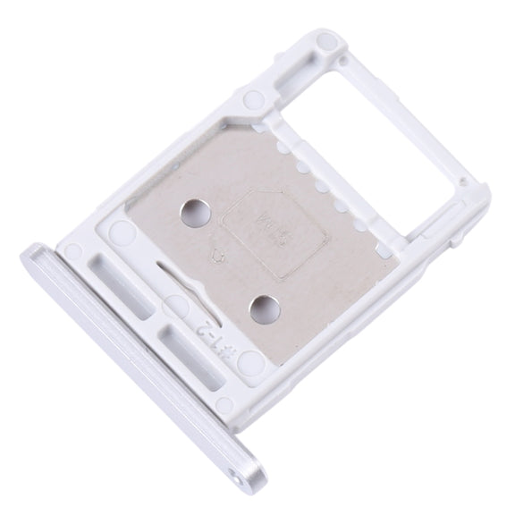 For Samsung Galaxy Tab S8+ SM-X800 Original SIM Card Tray + Micro SD Card Tray (Silver)
