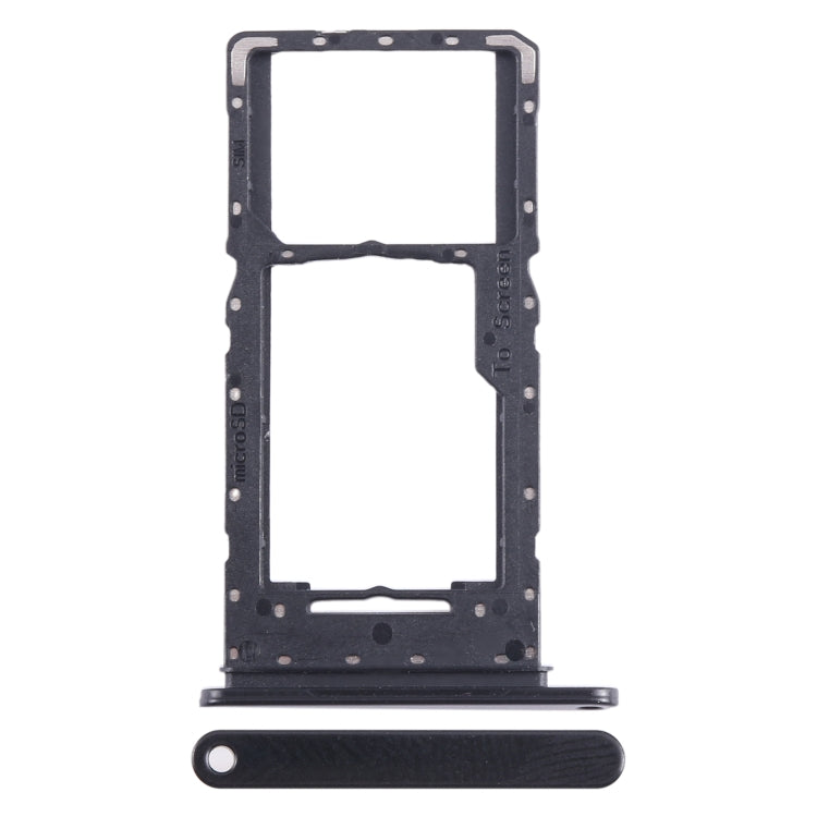 For Samsung Galaxy A14 4G SM-A145P Original SIM Card Tray + SIM Card Tray + Micro SD Card Tray (Black)