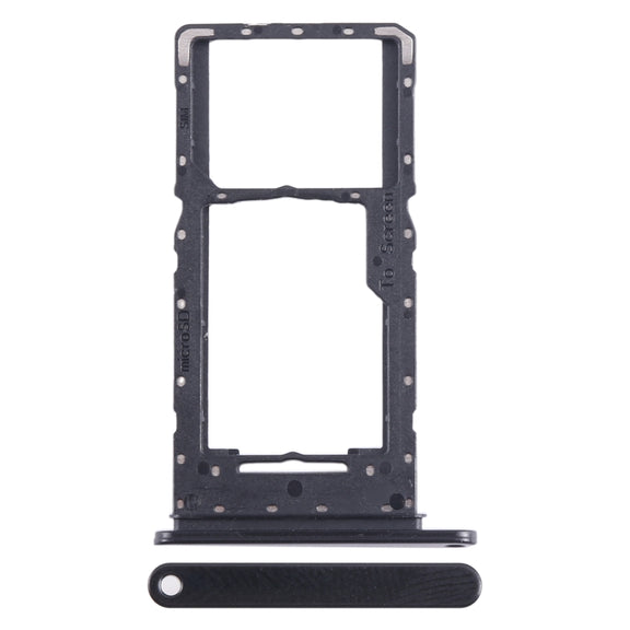 For Samsung Galaxy A14 4G SM-A145P Original SIM Card Tray + SIM Card Tray + Micro SD Card Tray (Black)
