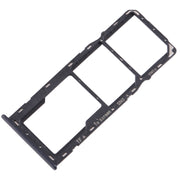 For Samsung Galaxy A22 5G SM-A226B Original SIM Card Tray + SIM Card Tray + Micro SD Card Tray (Black)