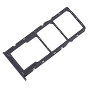 For Samsung Galaxy A22 5G SM-A226B Original SIM Card Tray + SIM Card Tray + Micro SD Card Tray (Black)