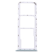 For Samsung Galaxy A22 5G SM-A226B Original SIM Card Tray + SIM Card Tray + Micro SD Card Tray (Green)