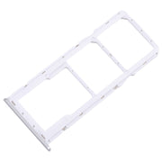 For Samsung Galaxy A22 5G SM-A226B Original SIM Card Tray + SIM Card Tray + Micro SD Card Tray (Silver)