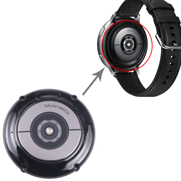 Original Back Cover With Heart Rate Sensor + Wireless Charging Module For Samsung Galaxy Watch Active2 40mm SM-R830 (Black)