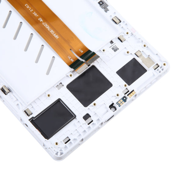 For Samsung Galaxy Tab A7 Lite SM-T220 WiFi Edition Original LCD Screen Digitizer Full Assembly with Frame (White)
