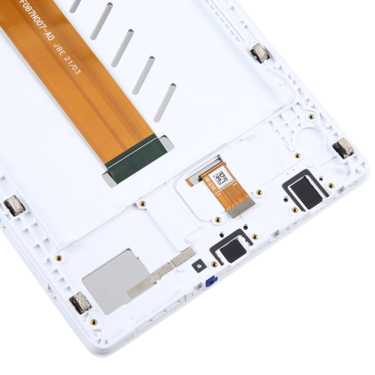 For Samsung Galaxy Tab A7 Lite SM-T220 WiFi Edition Original LCD Screen Digitizer Full Assembly with Frame (White)