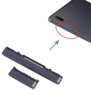 For Samsung Galaxy Tab S8+ SM-X800/X806/X806B/X806U/X806N/X808 1set Original Power Button + Volume Control Button (Black)