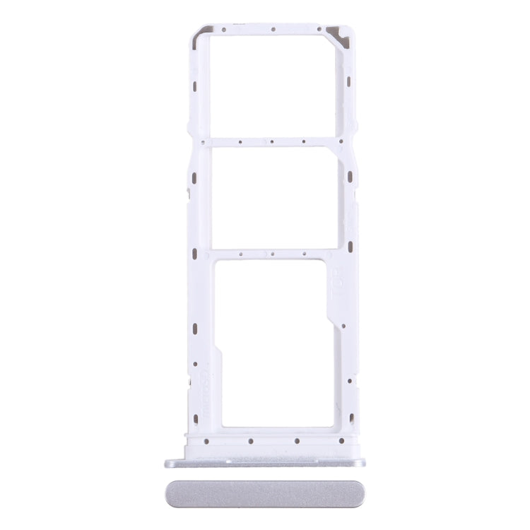 For Samsung Galaxy A05 SM-A055 Original SIM + SIM Card Tray + Micro SD Card Tray (Silver)