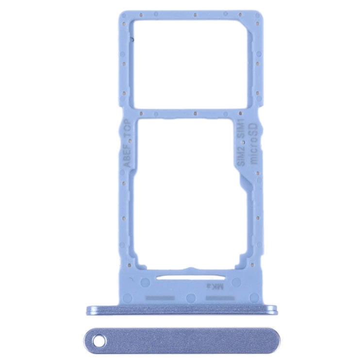 For Samsung Galaxy A25 5G SM-A256B Original SIM Card Tray + SIM Card Tray / Micro SD Card Tray (Blue)