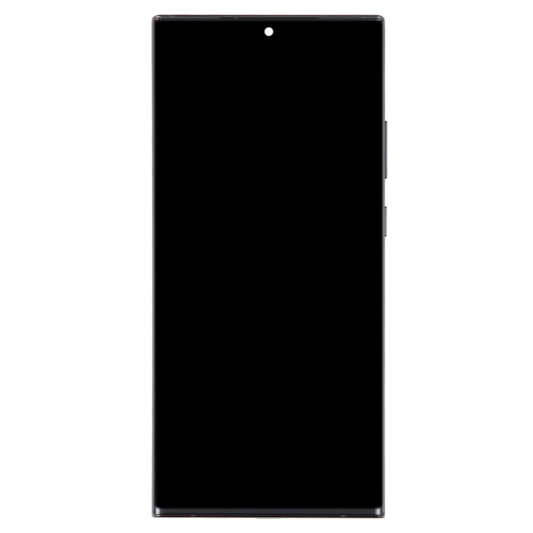 For Samsung Galaxy Note20 Ultra 5G SM-N986B 6.67 inch OLED LCD Screen Digitizer Full Assembly with Frame (Black)
