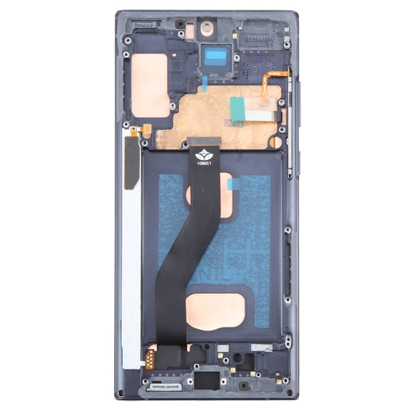 For Samsung Galaxy Note10+ SM-N975F TFT Material LCD Screen Digitizer Full Assembly with Frame, Not Supporting Fingerprint Identification (Black)