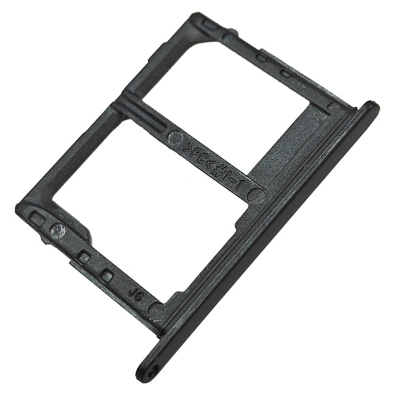 For Samsung Galaxy J4 2018 SM-J400 SIM Card Tray + SIM + Micro SD Card Tray (Black)