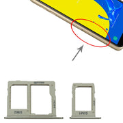 For Samsung Galaxy J4 2018 SM-J400 SIM Card Tray + SIM + Micro SD Card Tray (Gold)