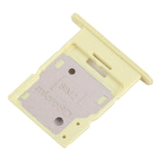 For Samsung Galaxy A15 4G SM-A155F Original SIM Card Tray + SIM / Micro SD Card Tray (Yellow)