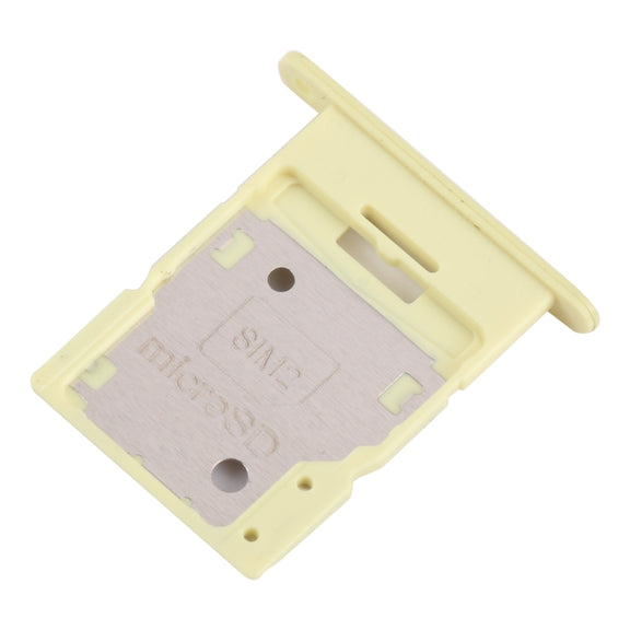For Samsung Galaxy A15 4G SM-A155F Original SIM Card Tray + SIM / Micro SD Card Tray (Yellow)