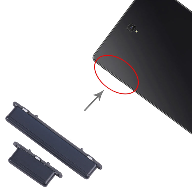 For Samsung Galaxy Tab S4 10.5 SM-T835 Original Power Button + Volume Control Button (Black)