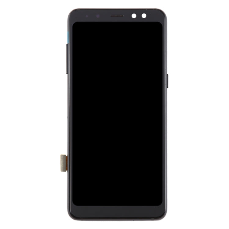 For Samsung Galaxy A8 2018 / A5 2018 SM-A530 Original LCD Screen Digitizer Full Assembly with Frame (Black)