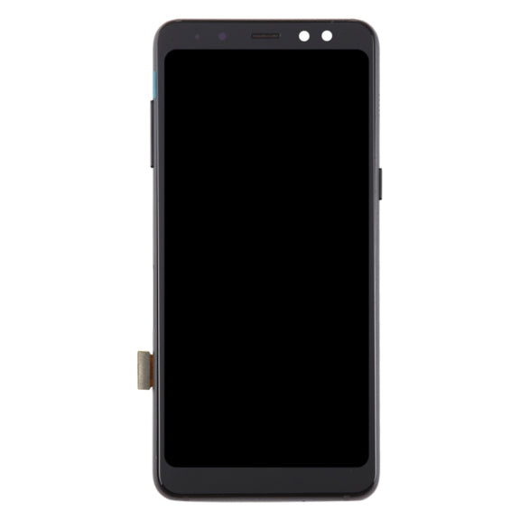 For Samsung Galaxy A8 2018 / A5 2018 SM-A530 Original LCD Screen Digitizer Full Assembly with Frame (Black)
