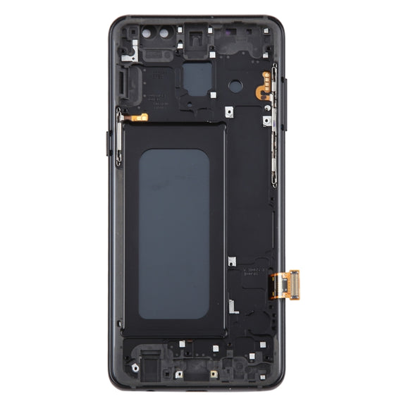 For Samsung Galaxy A8 2018 / A5 2018 SM-A530 Original LCD Screen Digitizer Full Assembly with Frame (Black)