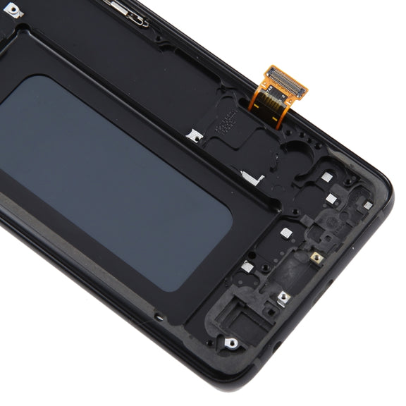 For Samsung Galaxy A8 2018 / A5 2018 SM-A530 Original LCD Screen Digitizer Full Assembly with Frame (Black)