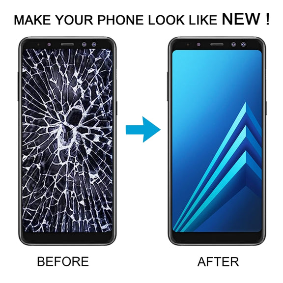 For Samsung Galaxy A8 2018 / A5 2018 SM-A530 Original LCD Screen Digitizer Full Assembly with Frame (Black)