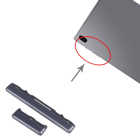 For Samsung Galaxy Tab S6 SM-T865 Original Power Button and Volume Control Button (Black)