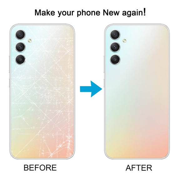 For Samsung Galaxy A34 SM-A346B Original Battery Back Cover(Silver)