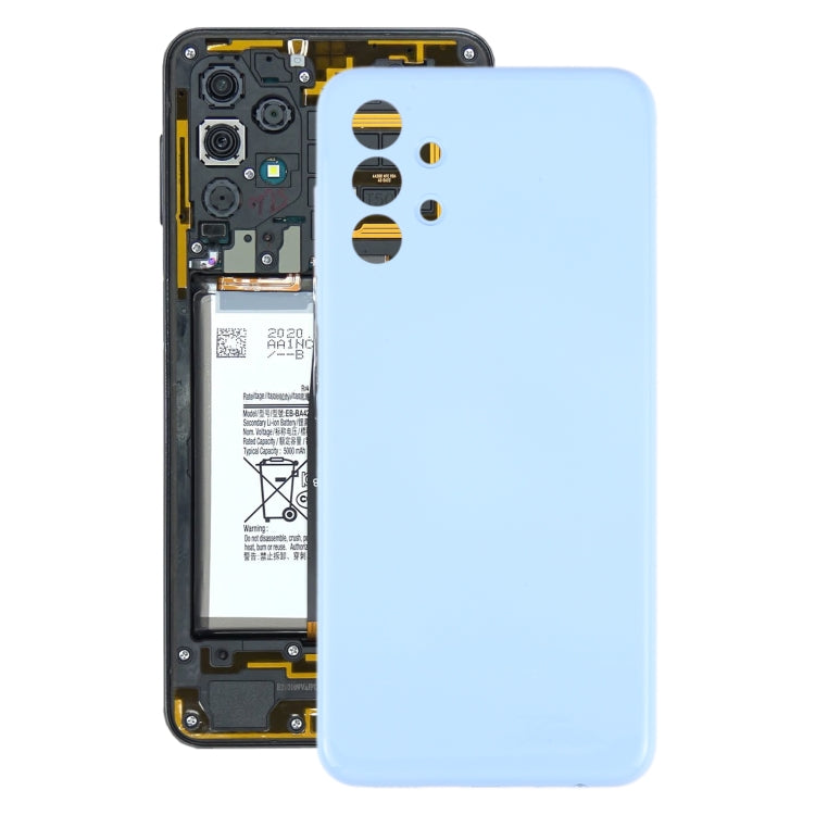 For Samsung Galaxy A13 SM-A137F Original Battery Back Cover(Blue)