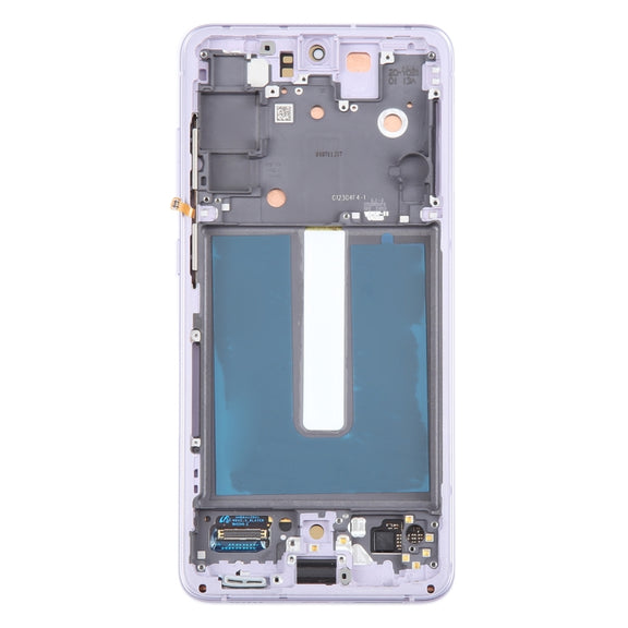 For Samsung Galaxy S21 FE 5G SM-G990B Original LCD Screen Digitizer Full Assembly with Frame (Purple)